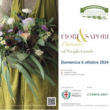 Fiori e sapori sul Naviglio Grande – Domenica 6 ottobre 2024